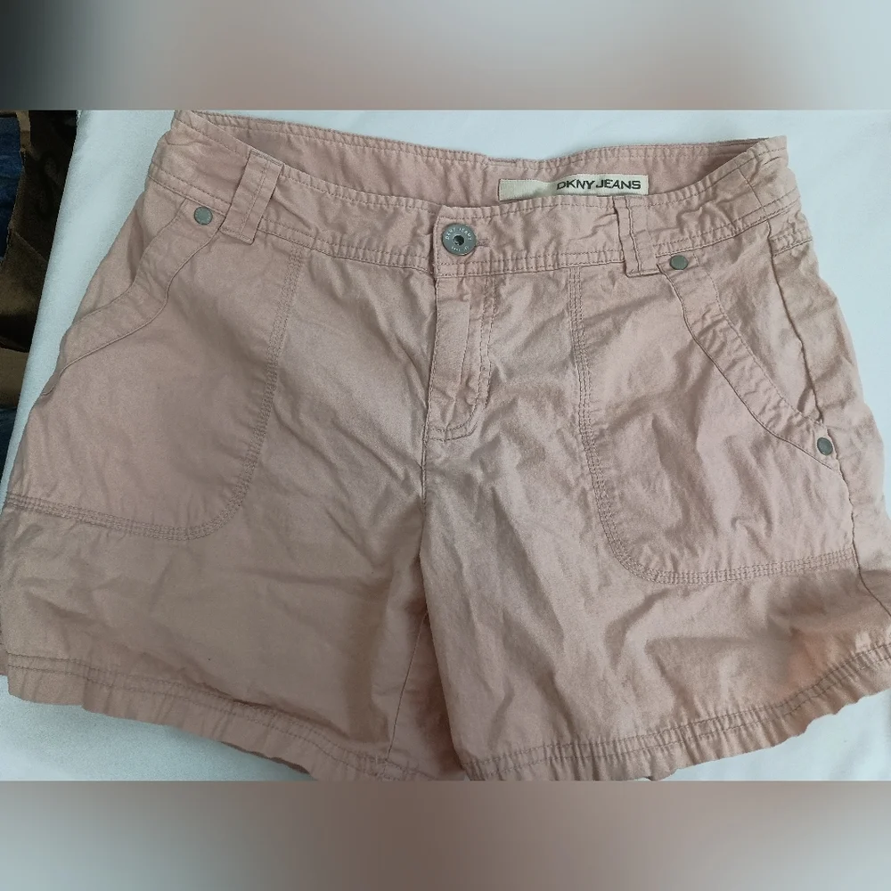 2/$30 DKNY Women's Butterly‎ Pastel Pink Booty Shorts (#696)
